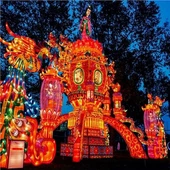 Llusern Addurno Gŵyl Blwyddyn Newydd Tsieineaidd Lliw ardystiedig CE